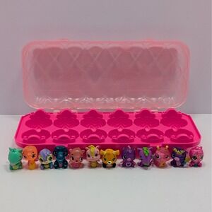 Hatchimals CollEGGtibles Lot of 12 + Case Ultra Rare Beaveery Rare Draggle